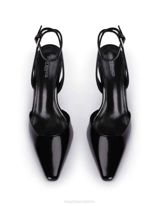 Stöckelschuhe| de Tony Bianco Frauen Eden-Heels Schwarz hochglänzend 462443